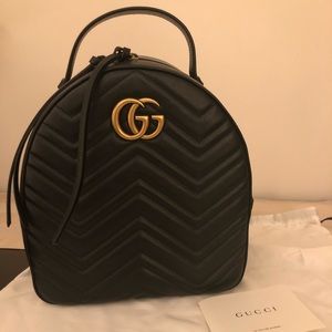 Gucci GG Marmont Quilted Leather Backpack